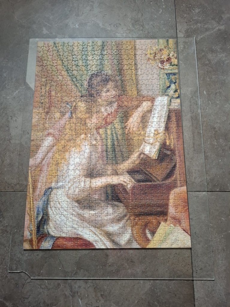 Puzzel Ravensburger meisjes achter piano 1000 stuks, Ophalen of Verzenden, 500 t/m 1500 stukjes, Zo goed als nieuw, Legpuzzel