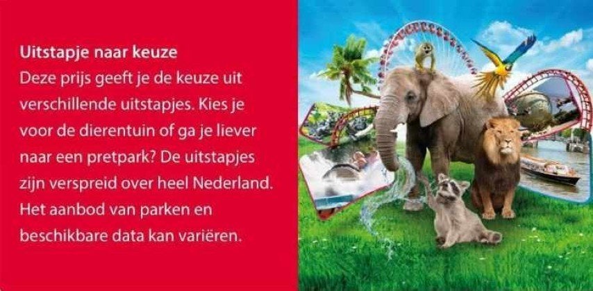 12 tickets Uitstapje naar keuze (Postcode Loterij), Drie personen of meer