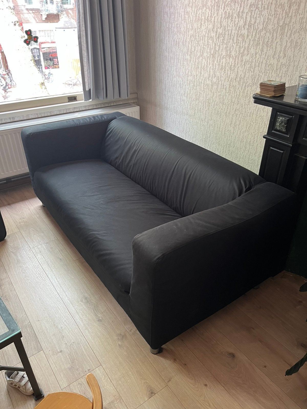 Twee persoons bank - Ikea klippan 2-zitsbank, Ophalen, Gebruikt, 150 tot 200 cm, Tweepersoons