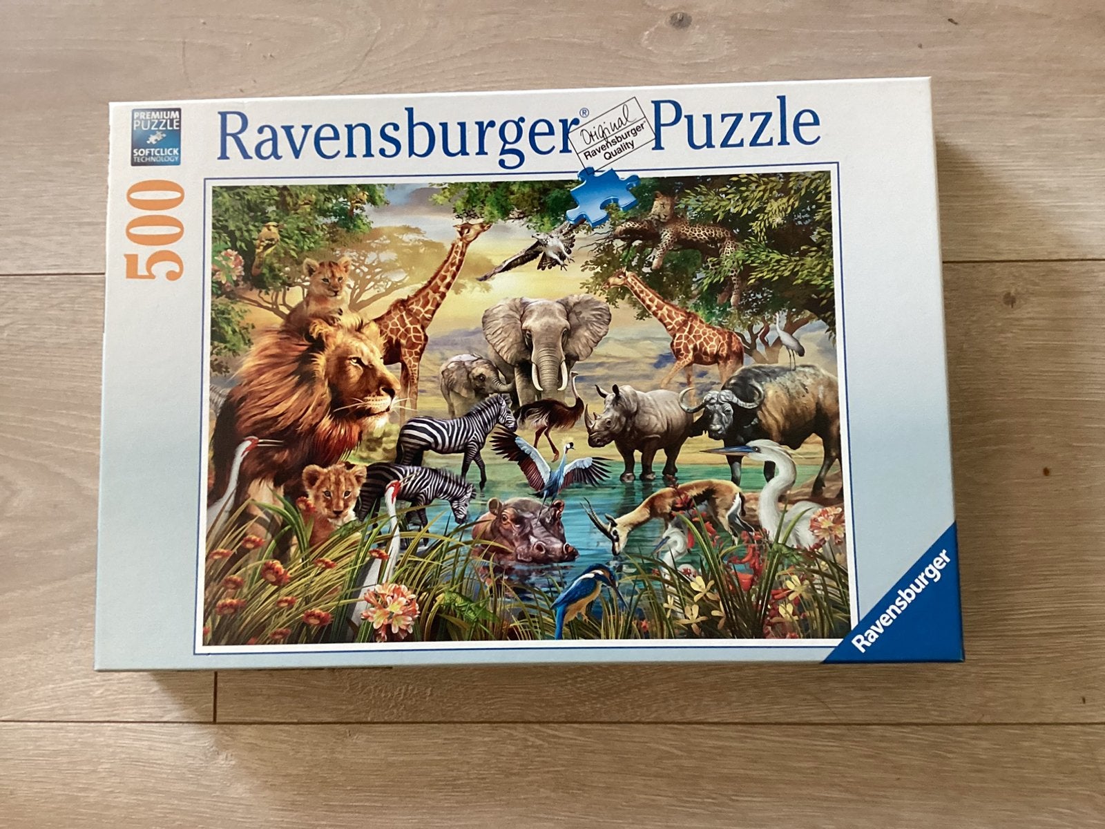 Puzzel Ravensburger Wilde dieren no 148097, Ophalen of Verzenden, 500 t/m 1500 stukjes, Zo goed als nieuw, Legpuzzel