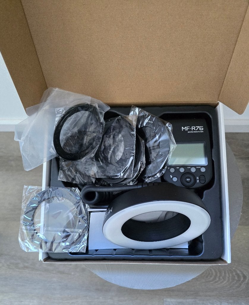 Macro ring flash Godox MF-R76, Audio, Tv en Foto, Ophalen of Verzenden, Nieuw, Godox