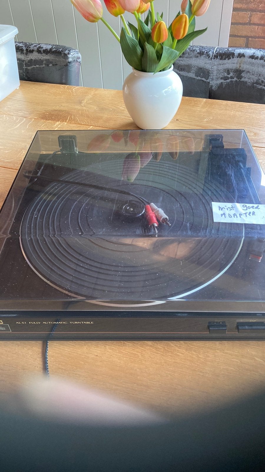 JVC AL-E1 Volautomatische Platenspeler - Zwart, Overige merken, Gebruikt, Automatisch, Ophalen of Verzenden