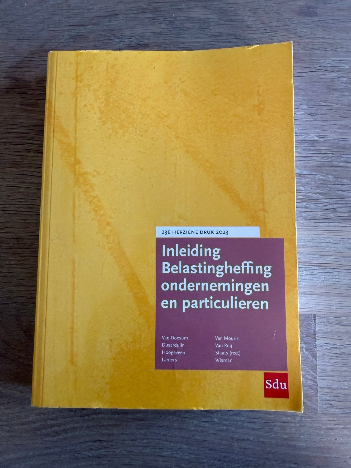 Inleiding Belastingheffing Ondernemingen en Particulieren, Ophalen of Verzenden, Gamma, Zo goed als nieuw, WO