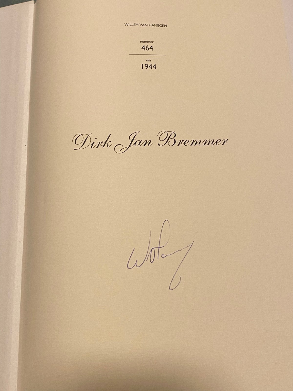 Willem van Hanegem Boek - Gesigneerd en Genummerd, Ophalen of Verzenden, Zo goed als nieuw, Balsport