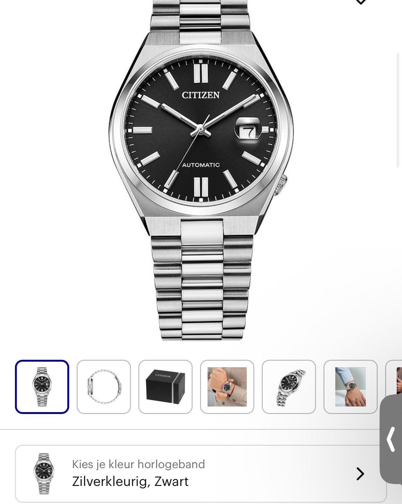 CITIZEN automatische horloges, Ophalen, Zo goed als nieuw, Staal, Citizen