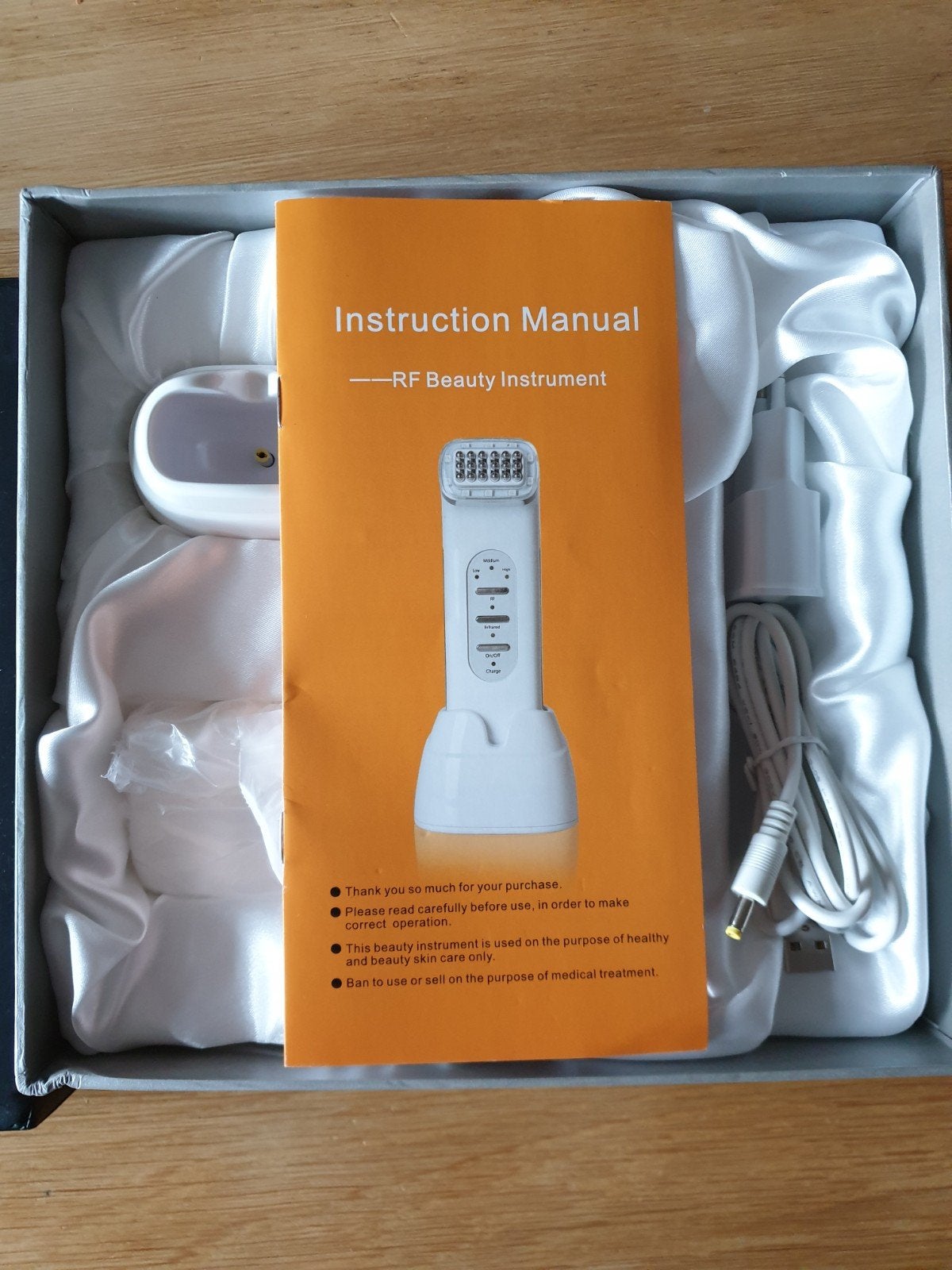 Rf beauty instrument huidverjonging anti aging facial, Ophalen of Verzenden, Nieuw, Gehele gezicht