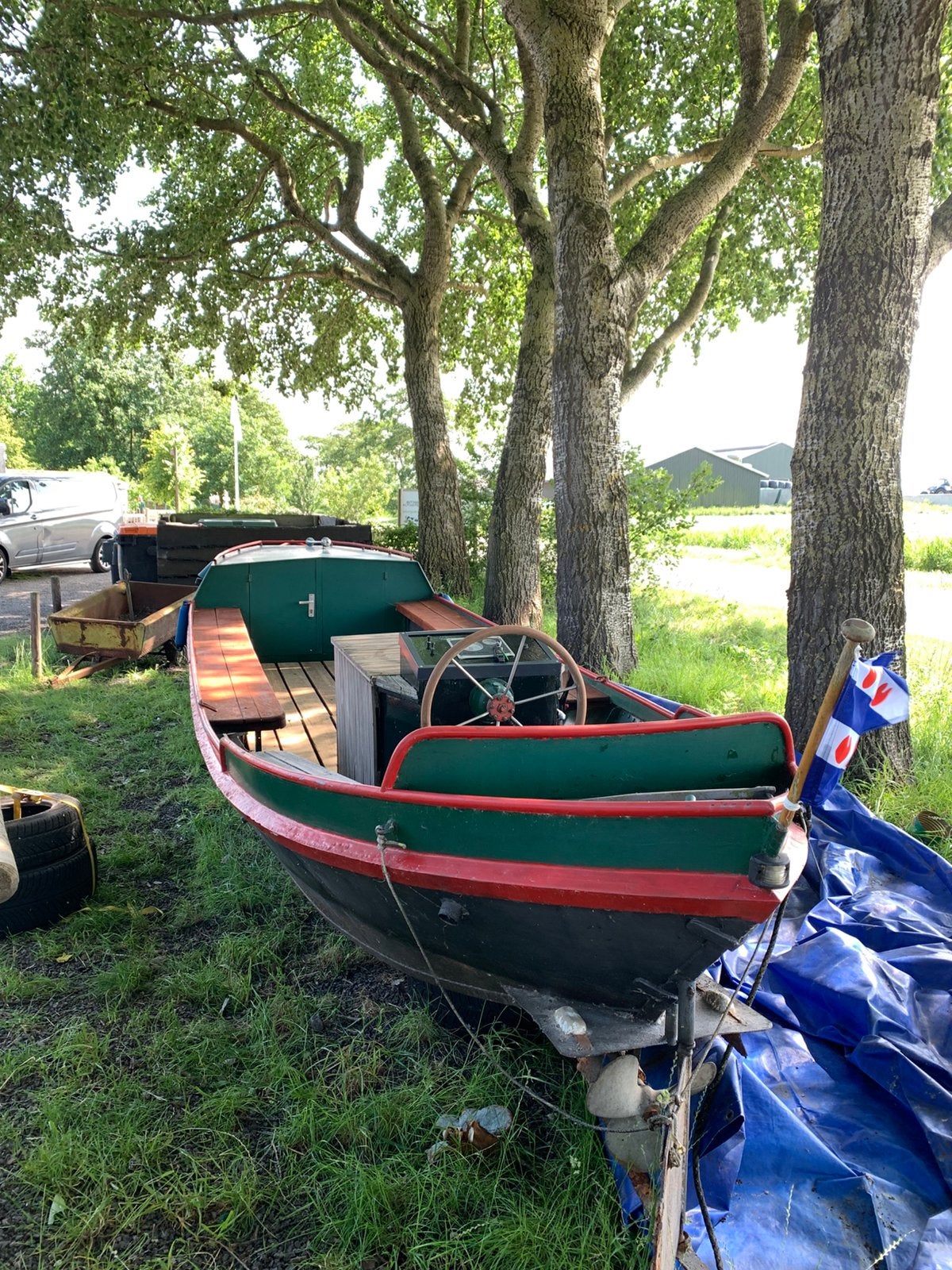Koolvlet (bootje), Watersport en Boten, Ophalen of Verzenden, Zo goed als nieuw, Staal