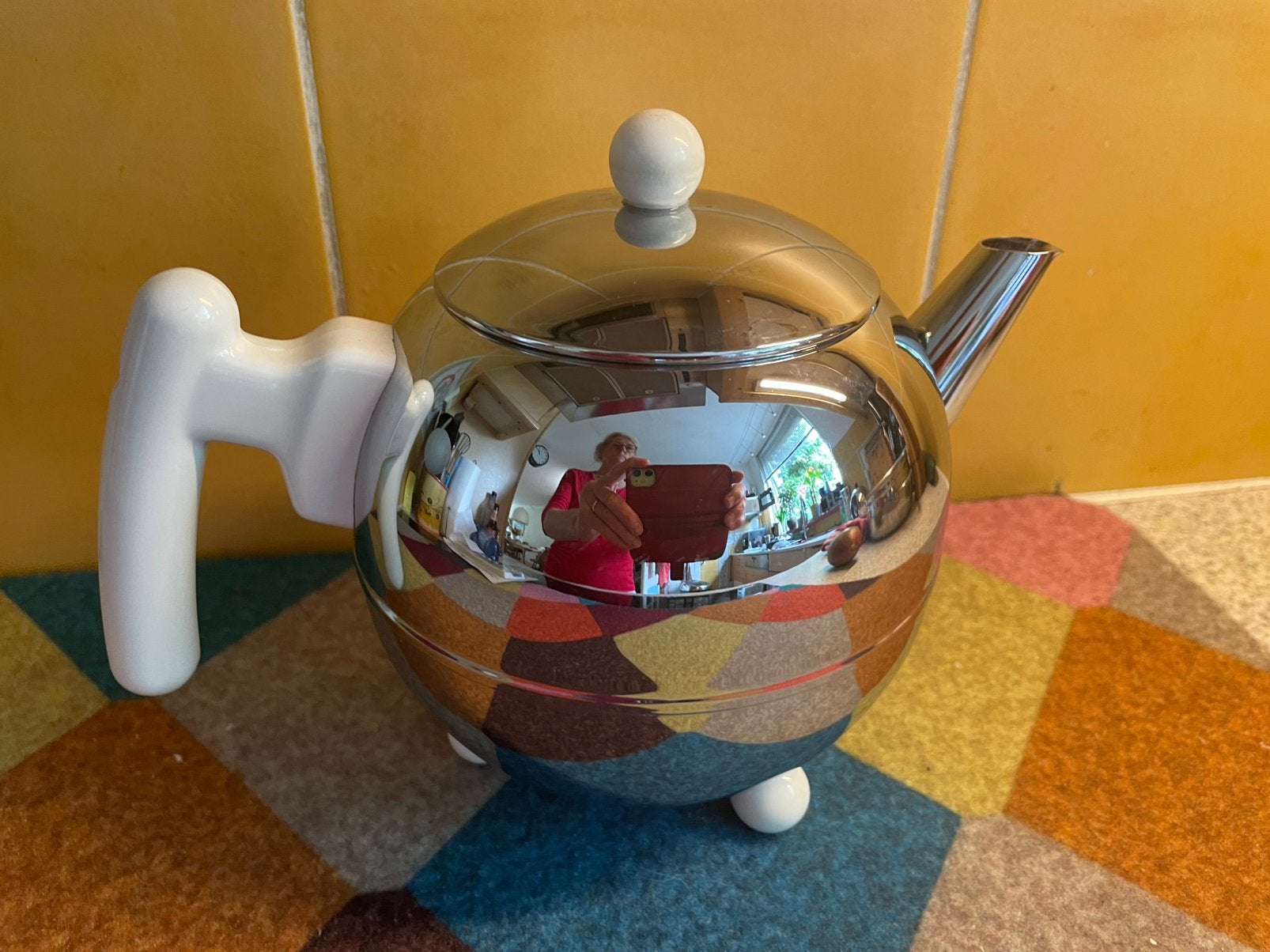 Bredemeijer Bella Ronde theepot 0,8 liter, Ophalen of Verzenden, Zo goed als nieuw, Overige stijlen, Overige typen
