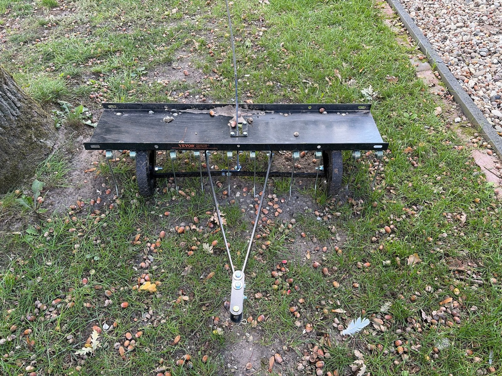 Gazonbeluchter / verticuteermachine voor zitmaaier, Tuin en Terras, Ophalen, Gebruikt, Overige soorten