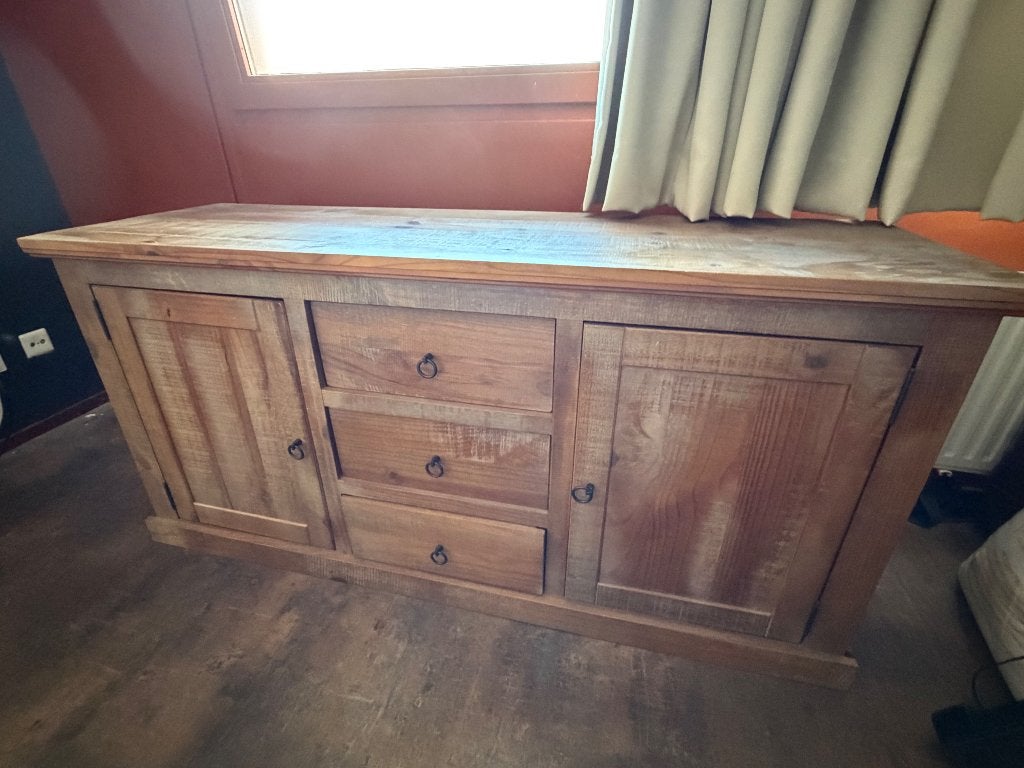 Dressoir houten kast, Ophalen, Gebruikt, Met deur(en), 150 tot 200 cm