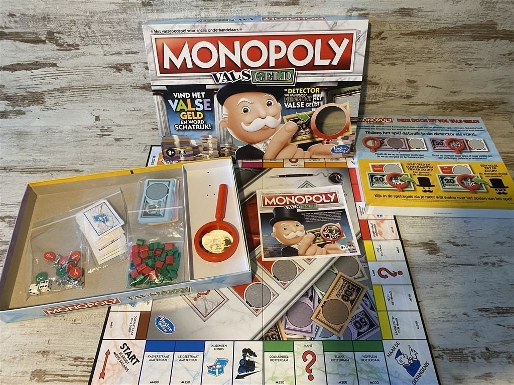monopoly vals geld editie hasbro gaming [s642]