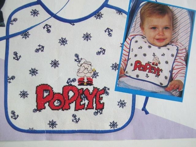 Borduurpatroon  Slap Baby Popeye  nr 775, Verzenden, Nieuw, Handborduren, Patroon