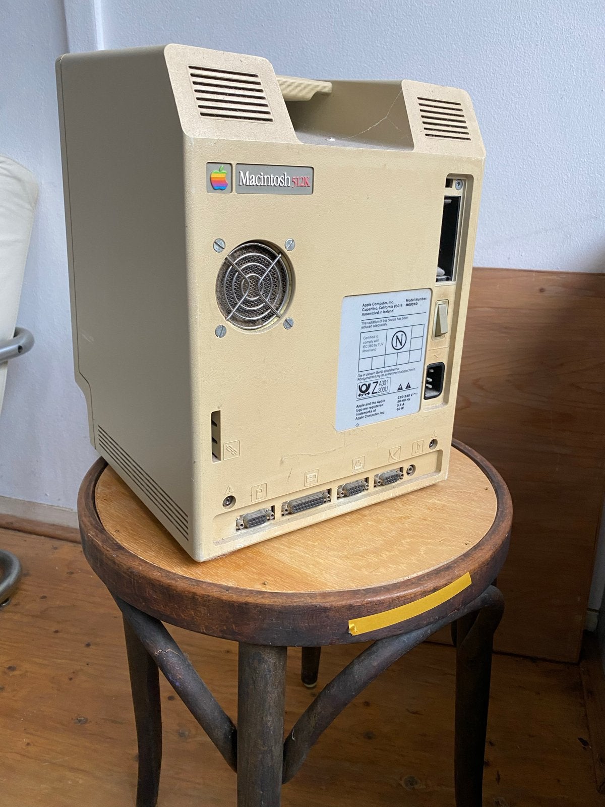 Vintage Apple Macintosh 512K ED - Klassieke Computer, Computers en Software, Ophalen of Verzenden