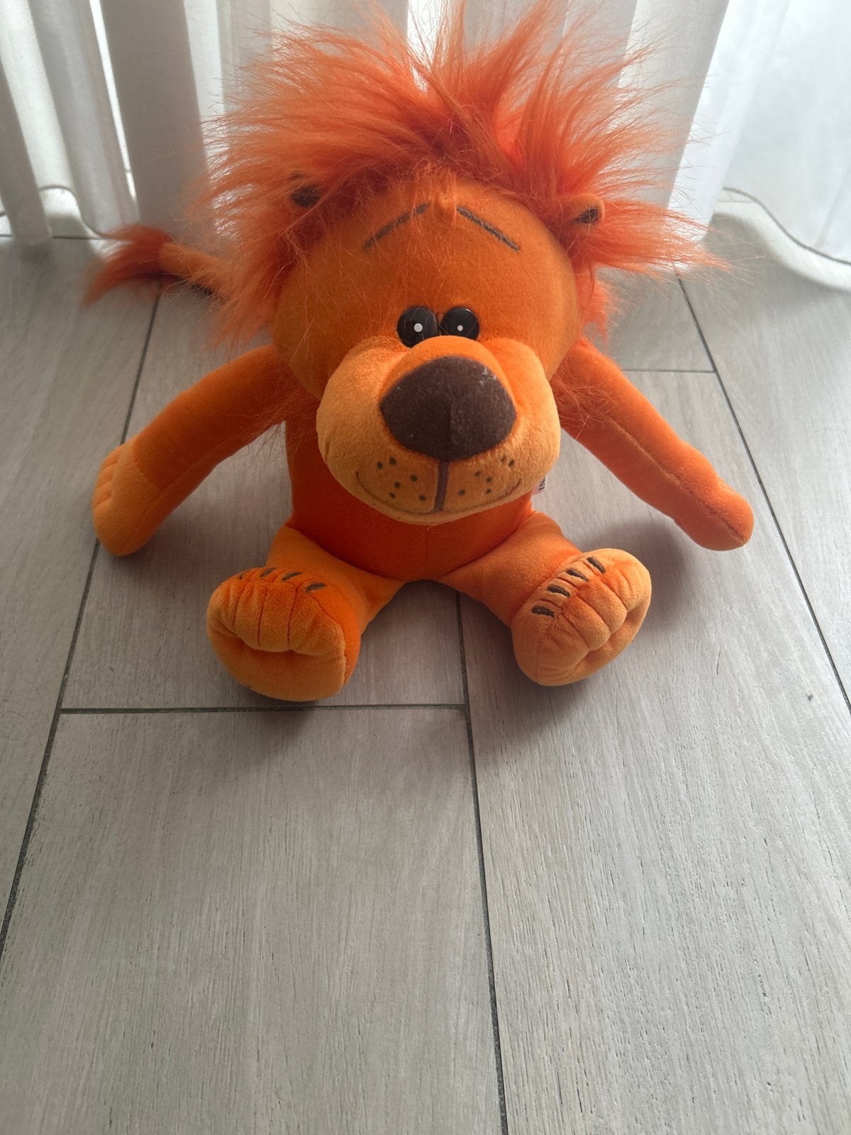 Oranje Leeuw Spaarpot Knuffel - nieuwe, Ophalen of Verzenden, Nieuw, Overige materialen, Dier