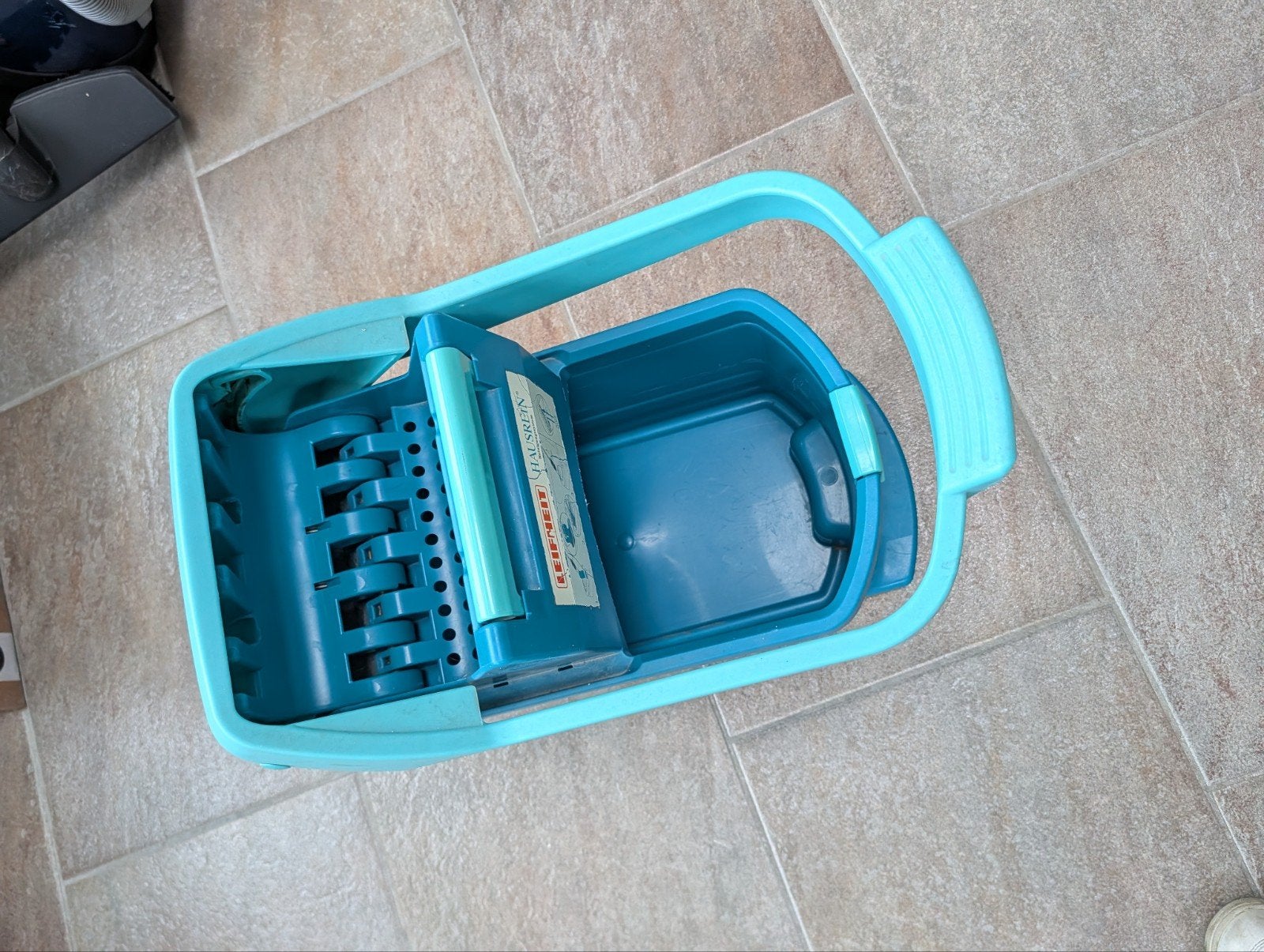 Leifheit Vloerwisser Set met Emmer en Pers, Ophalen, Dweilemmer, -bak, of -wagen