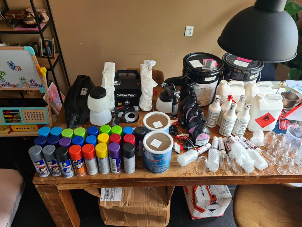 Plasti dip hele set, Ophalen