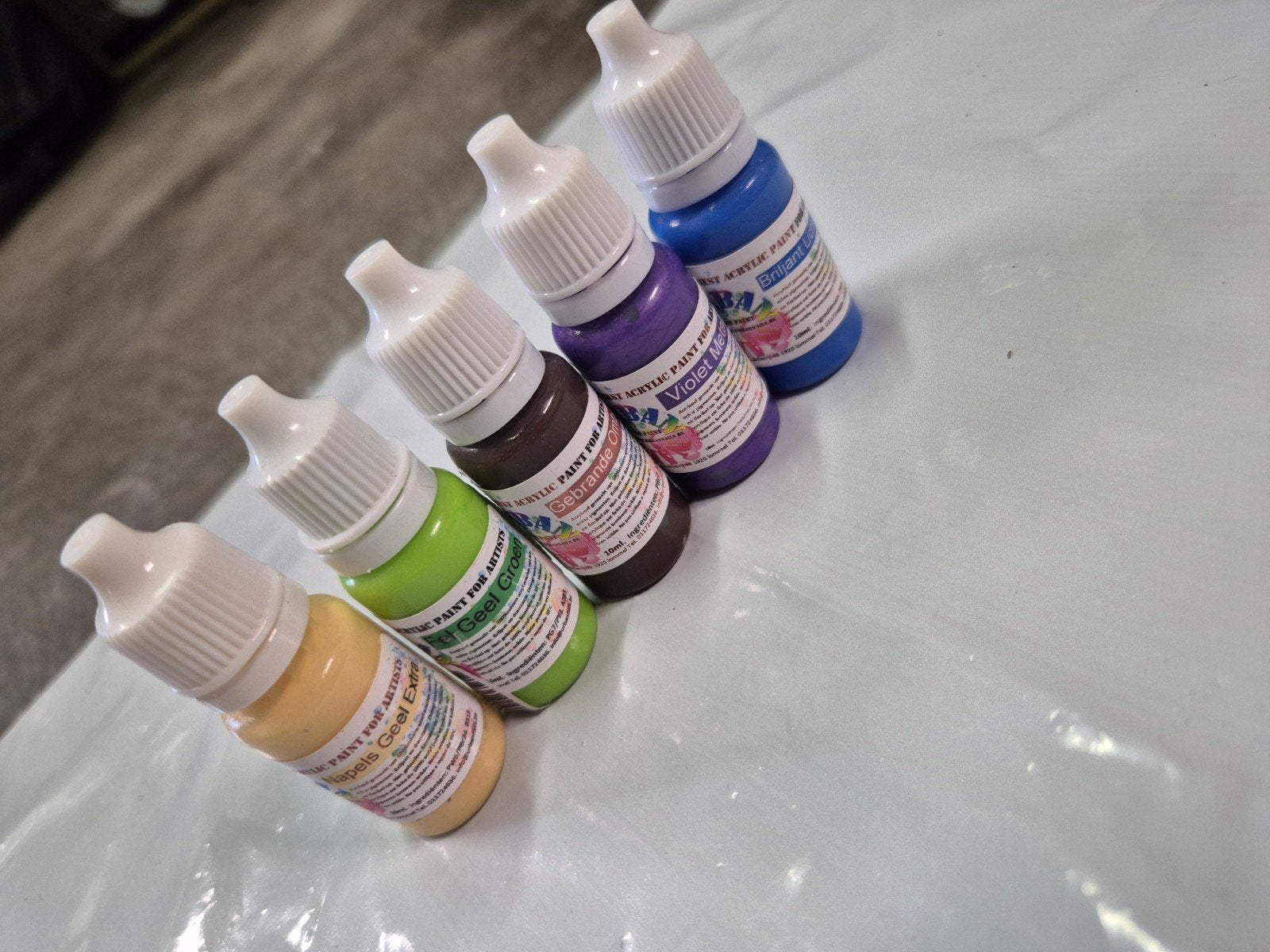Nieuw 5x urban nails pure paint voor one stroke & painting 1, Overige kleuren, Nieuw, Ophalen of Verzenden, Handen en Nagels
