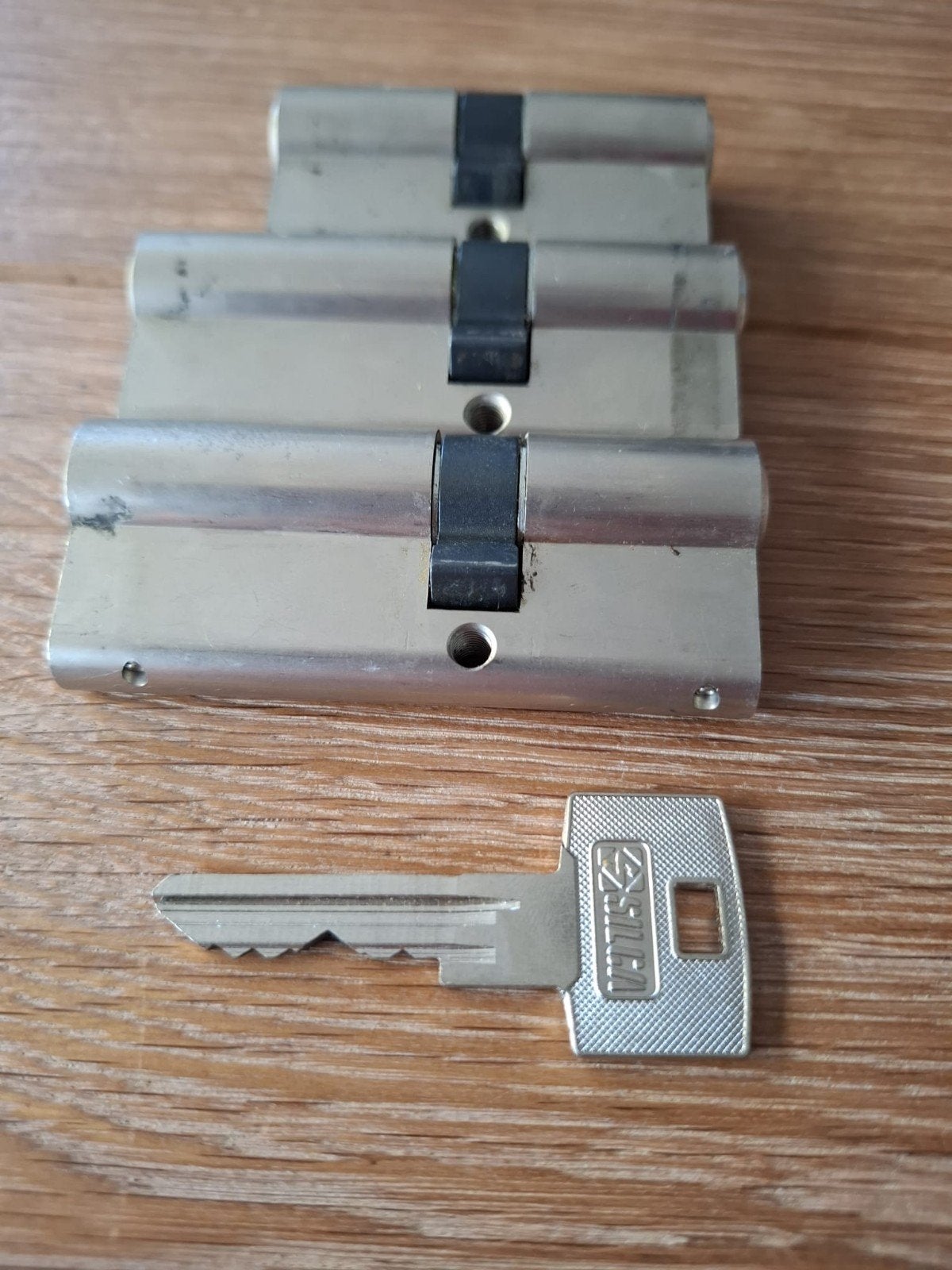 3x Silca cilindersloten met sleutel, Ophalen of Verzenden