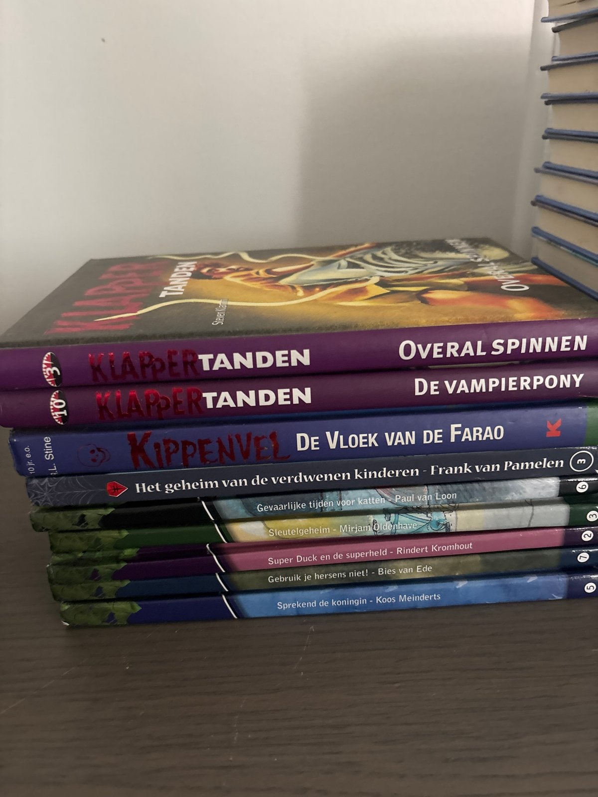 Kinderboeken collectie: Kippenvel, Klappertanden en meer, Ophalen, Gelezen, Fictie algemeen