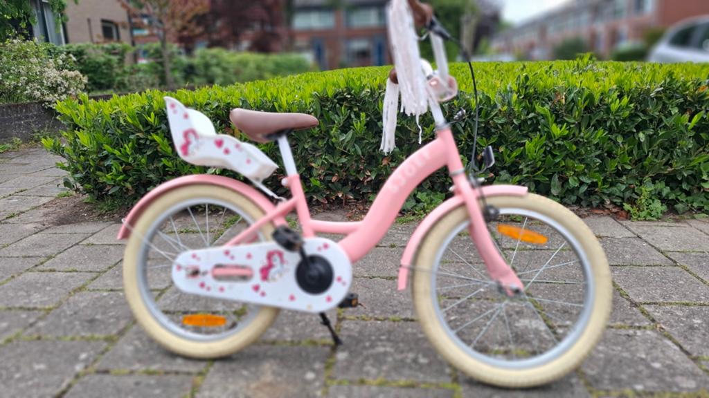 Leuke Sjoef meisjes fiets 18 inch., Ophalen, Gebruikt, 18 inch