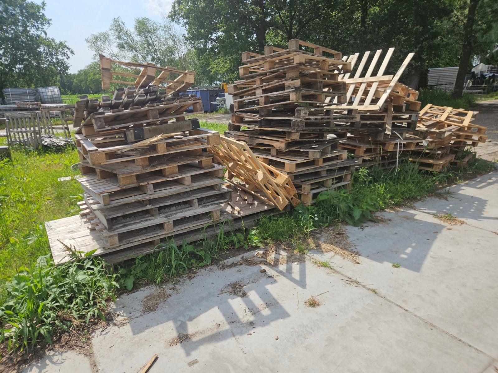 Pallets brandhout, Tuin en Terras, Haardhout, Minder dan 3 m³, Ophalen