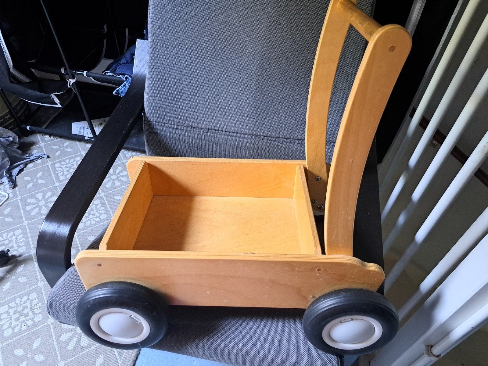 Loopkar baby hout, Ophalen, Gebruikt, Loopvoertuig
