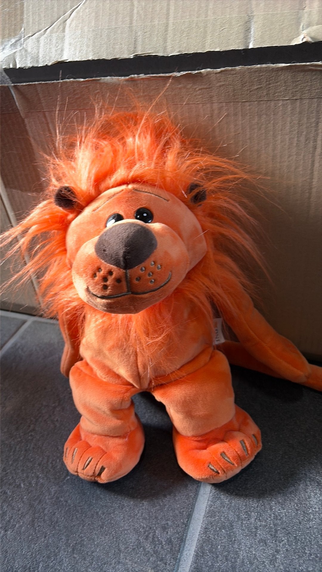 WK oranje leeuw 30 cm, Ophalen of Verzenden, Zo goed als nieuw, Overige materialen, Dier