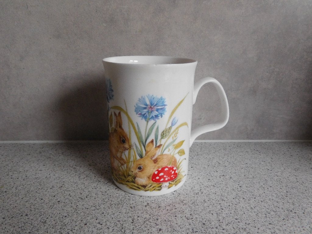 Mok Fine Bone China Country Life Roy Kirkham, Ophalen of Verzenden, Zo goed als nieuw, Overige stijlen, Kop(pen) en/of Schotel(s)