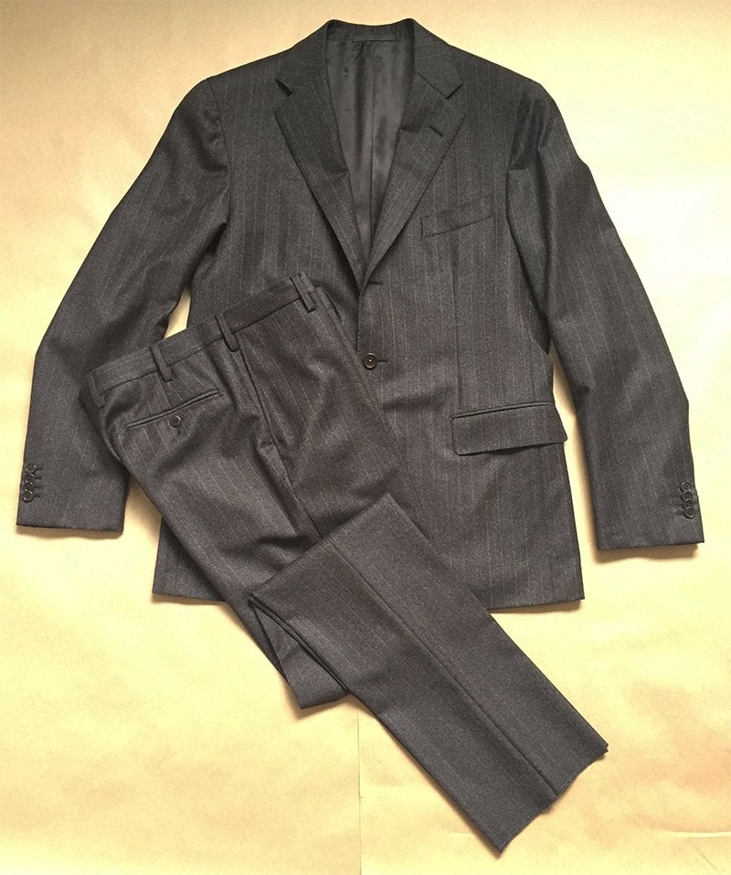 Caruso pak maat 52 – Zegna wol – donkerbruin, Maat 52/54 (L), Bruin, Nieuw, Ophalen of Verzenden