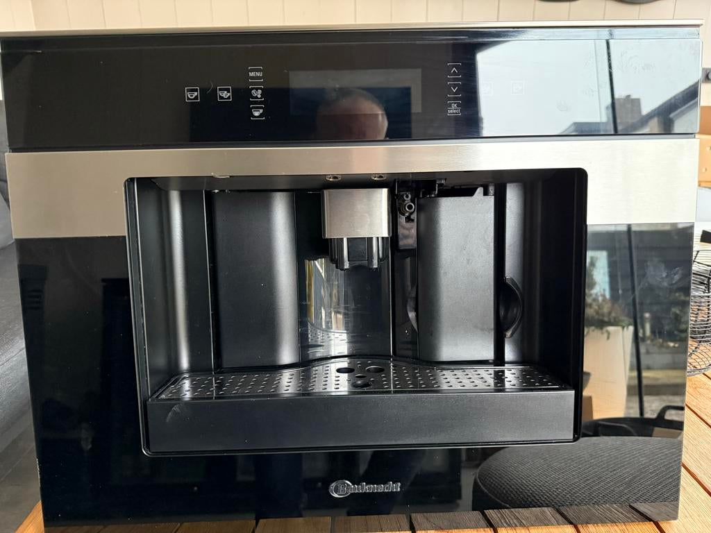 Bauknecht inbouw koffiemachine, Stoompijpje, Gebruikt, Koffiemachine, Gemalen koffie