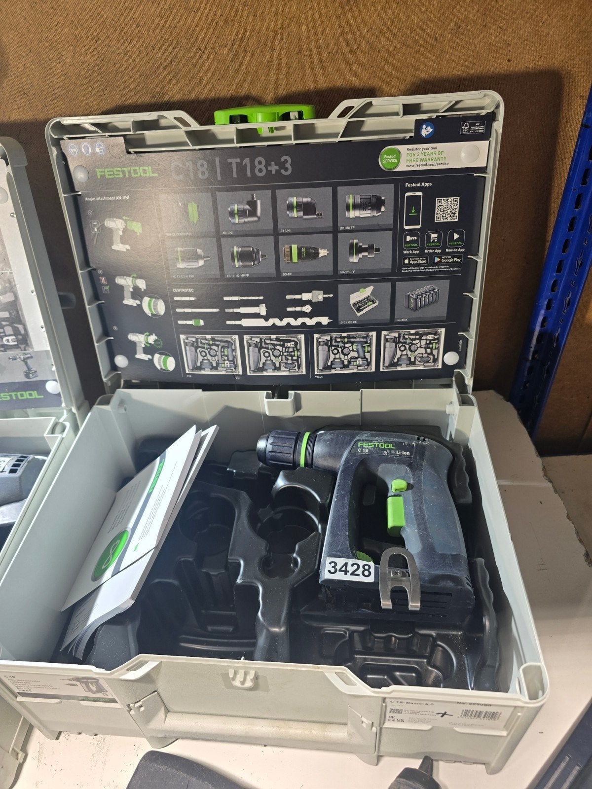 festool accu schroefboormachine & boorhamer slagschroevendra, Ophalen of Verzenden, Boor- en Schroefmachine, N.v.t, Festool