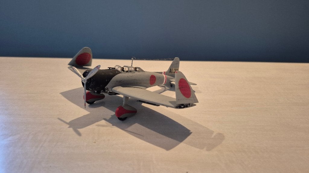 Plastic model van een Aichi D3A schaal 1/72 (M82), Ophalen of Verzenden, Gebruikt, Schaalmodel