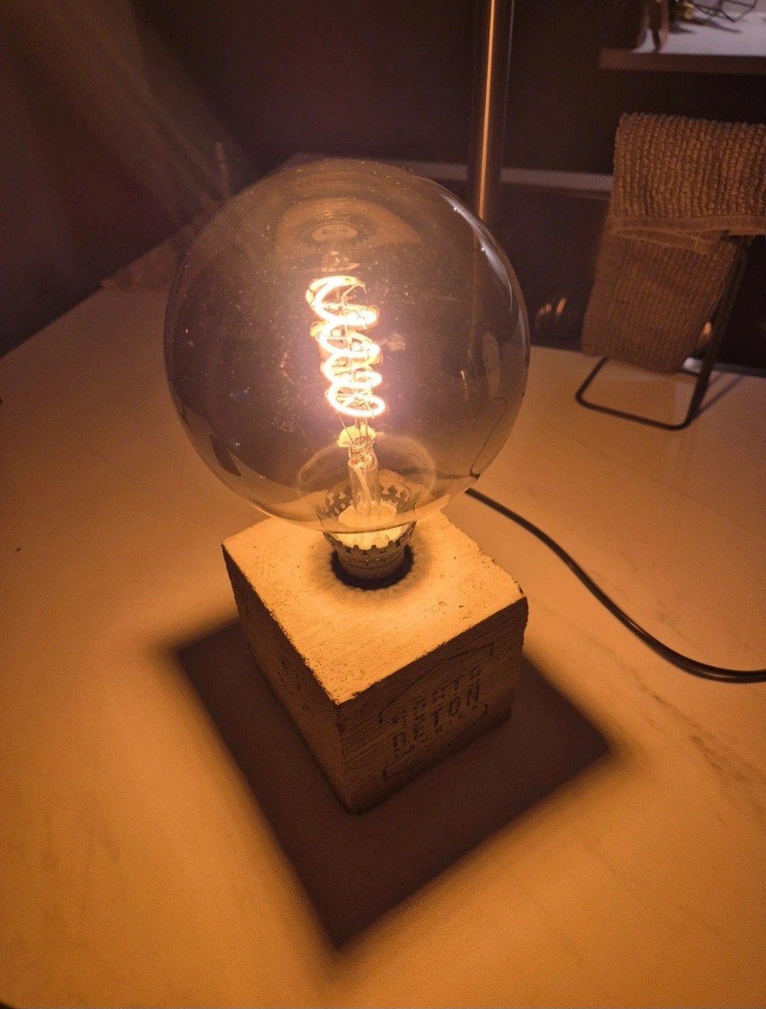 Tafel lamp, Huis en Inrichting, Ophalen, Zo goed als nieuw, Minder dan 50 cm