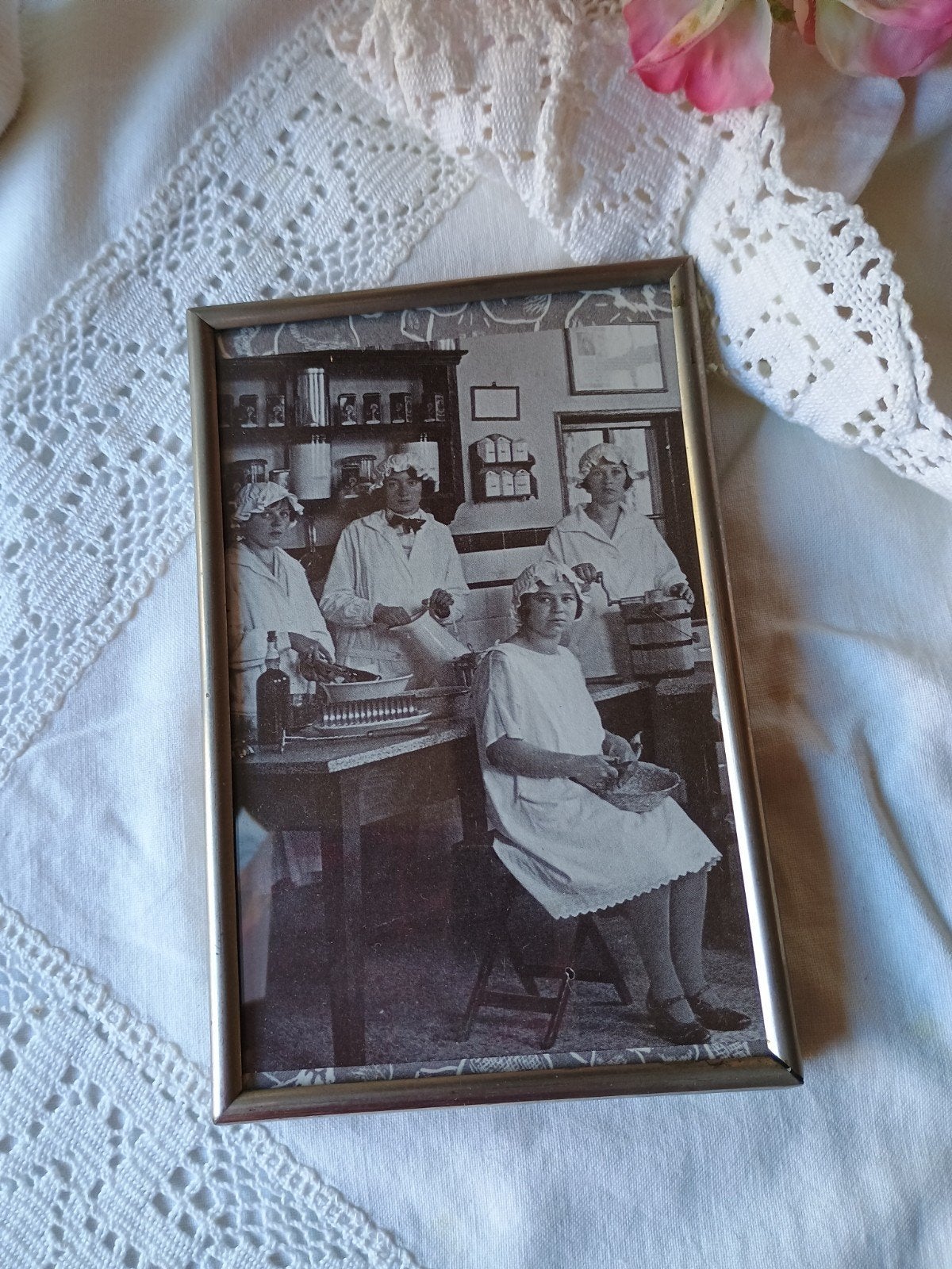 Oud brocant fotolijstje ( nr.13), Antiek en Kunst, Ophalen of Verzenden
