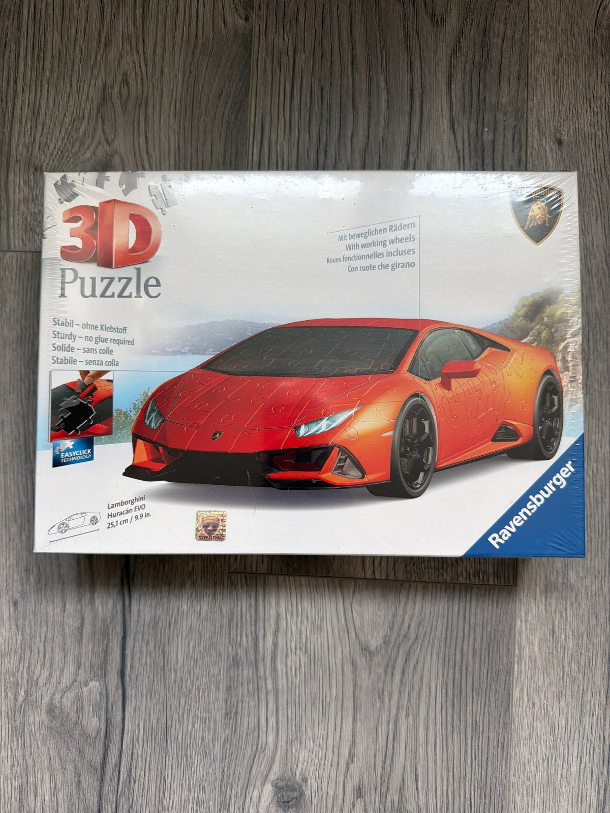 Ravensburger 3D Puzzle Lamborghini Huracan Evo - Nieuw, Ophalen of Verzenden, Meer dan 50 stukjes, Nieuw, 6 jaar of ouder