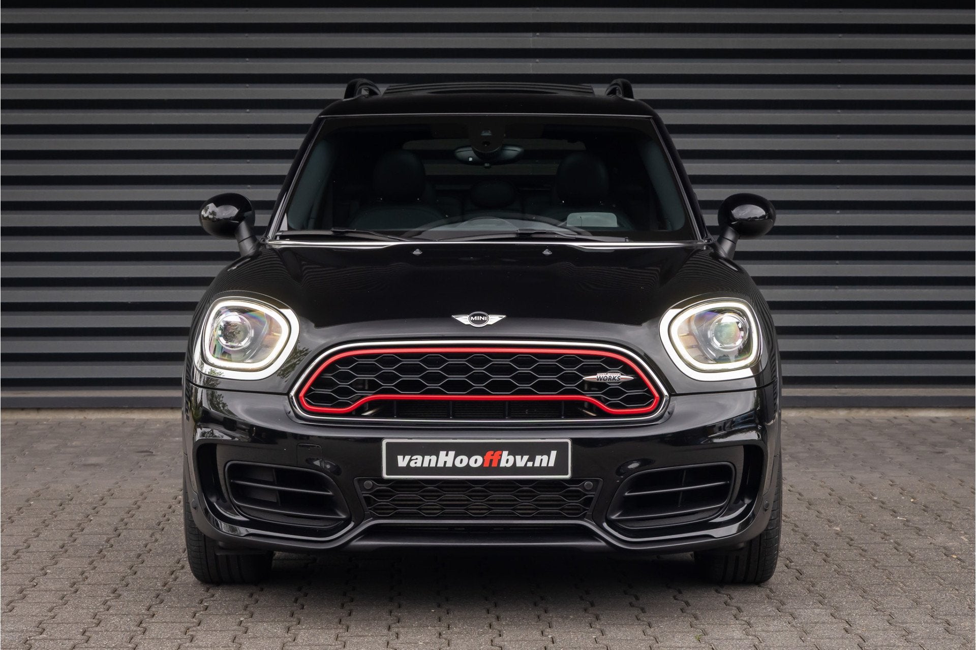 MINI Countryman 2.0 John Cooper Works ALL4 Chili Pano - H/K, Auto's, Automaat, 1998 cc, 232 pk, Zwart