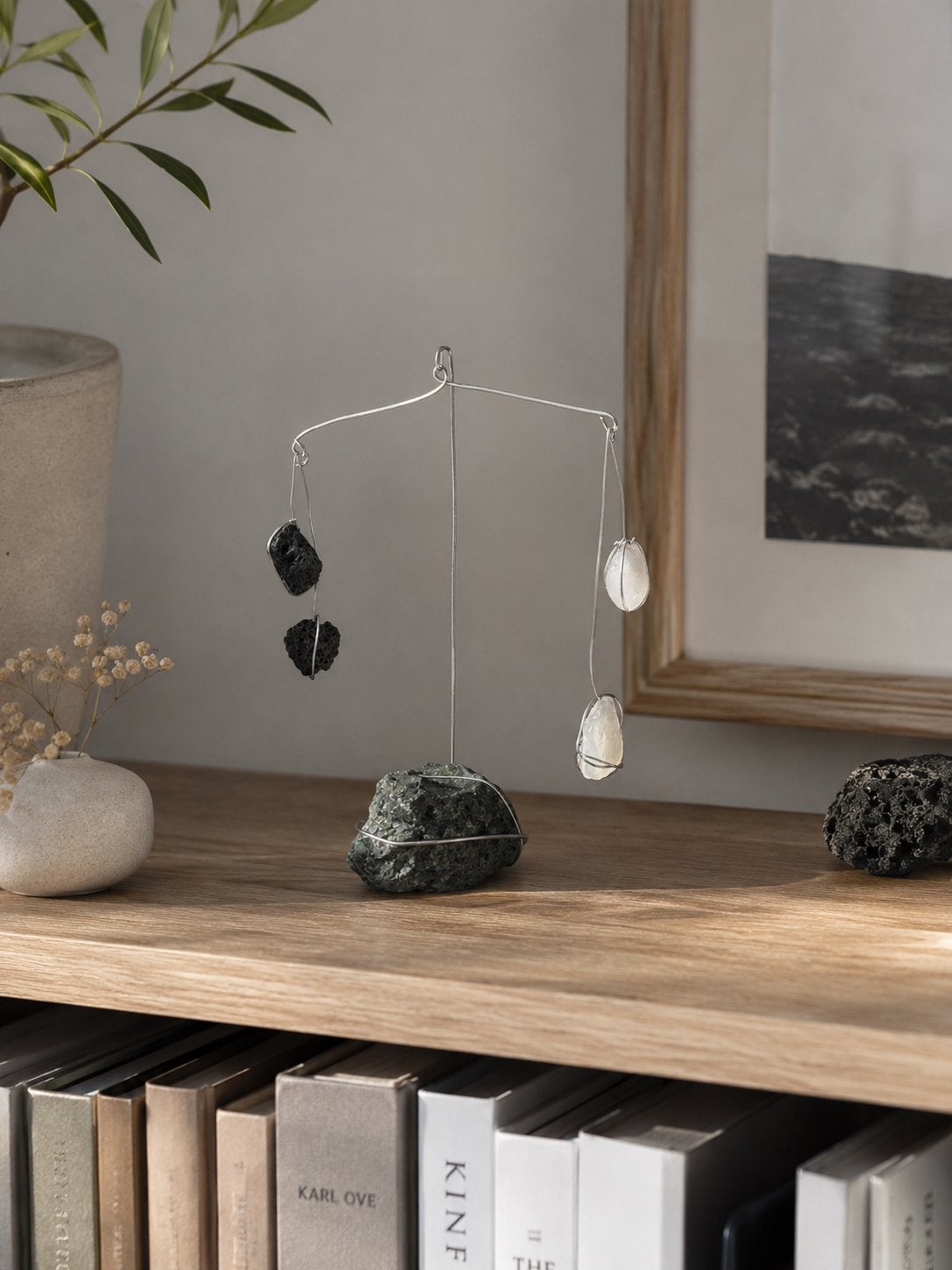 IJslandse Stenen Mobile - Lava & IJs Design, Meerkleurig, Nieuw, Ophalen of Verzenden, Modern