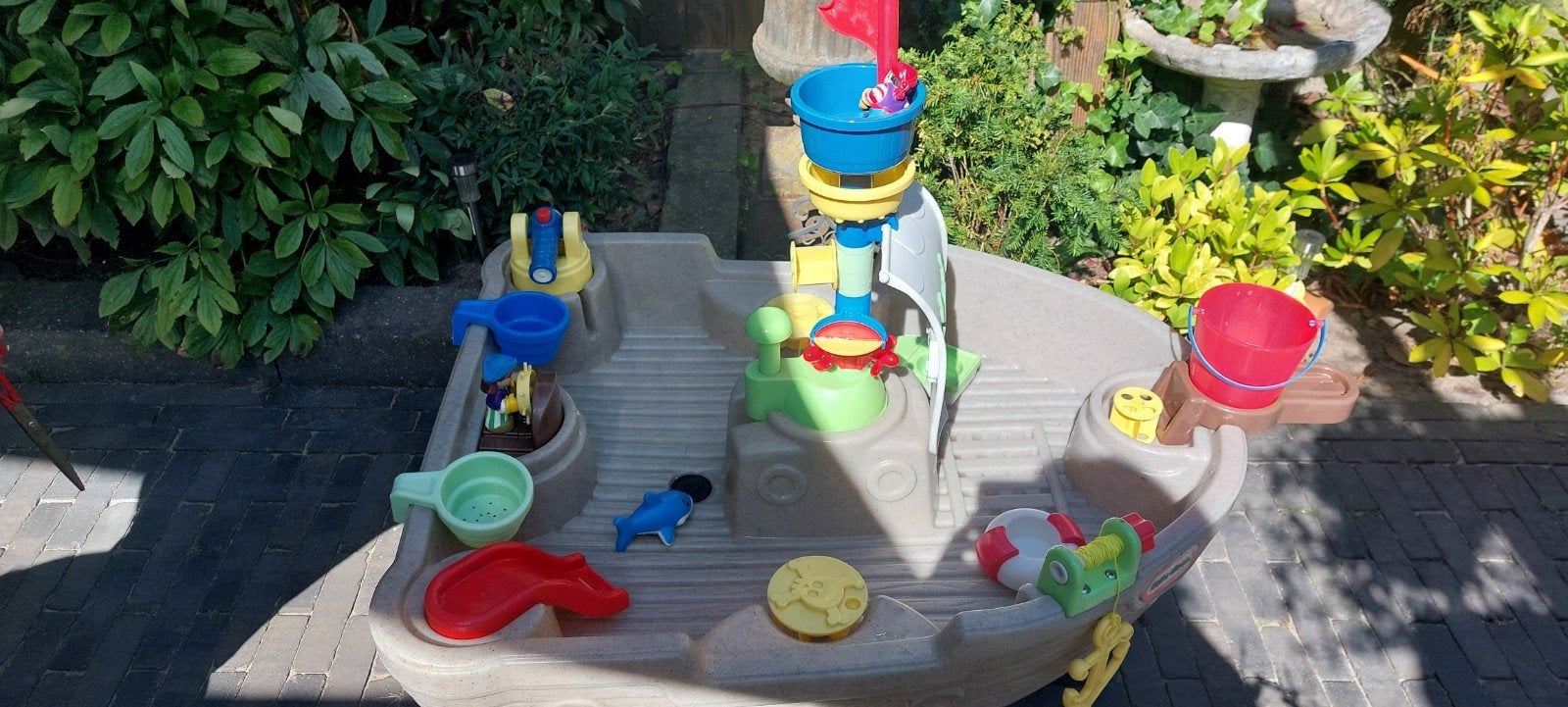little tikes watertafel piratenboot €45, Ophalen, Gebruikt