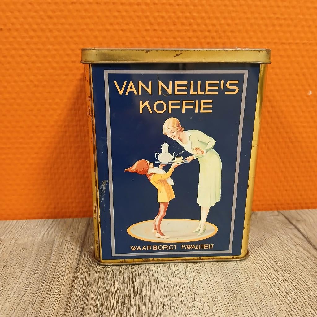 van nelle's koffie, Verzamelen, Blikken, Gebruikt, Koffie, Van Nelle, Ophalen of Verzenden