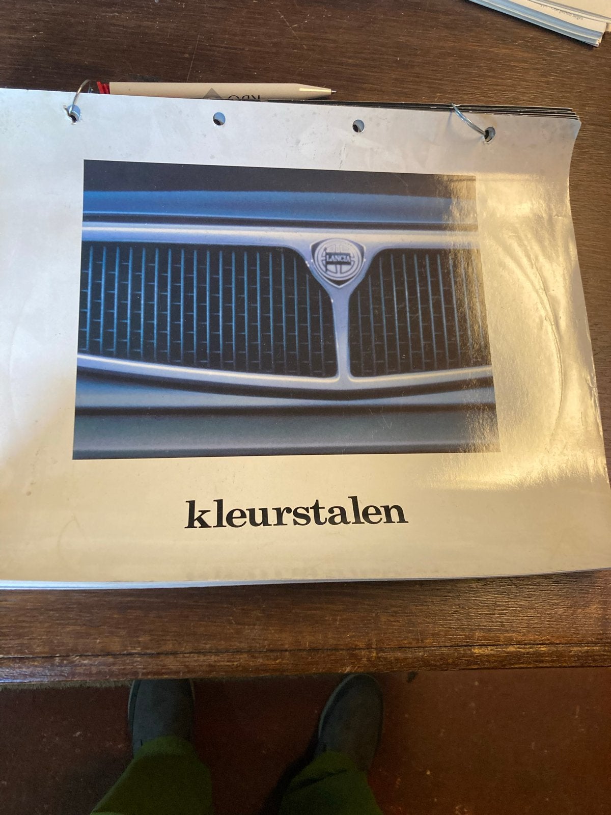 Groot formaat Lancia Kleurstalen - Origineel, Ophalen of Verzenden, Gelezen