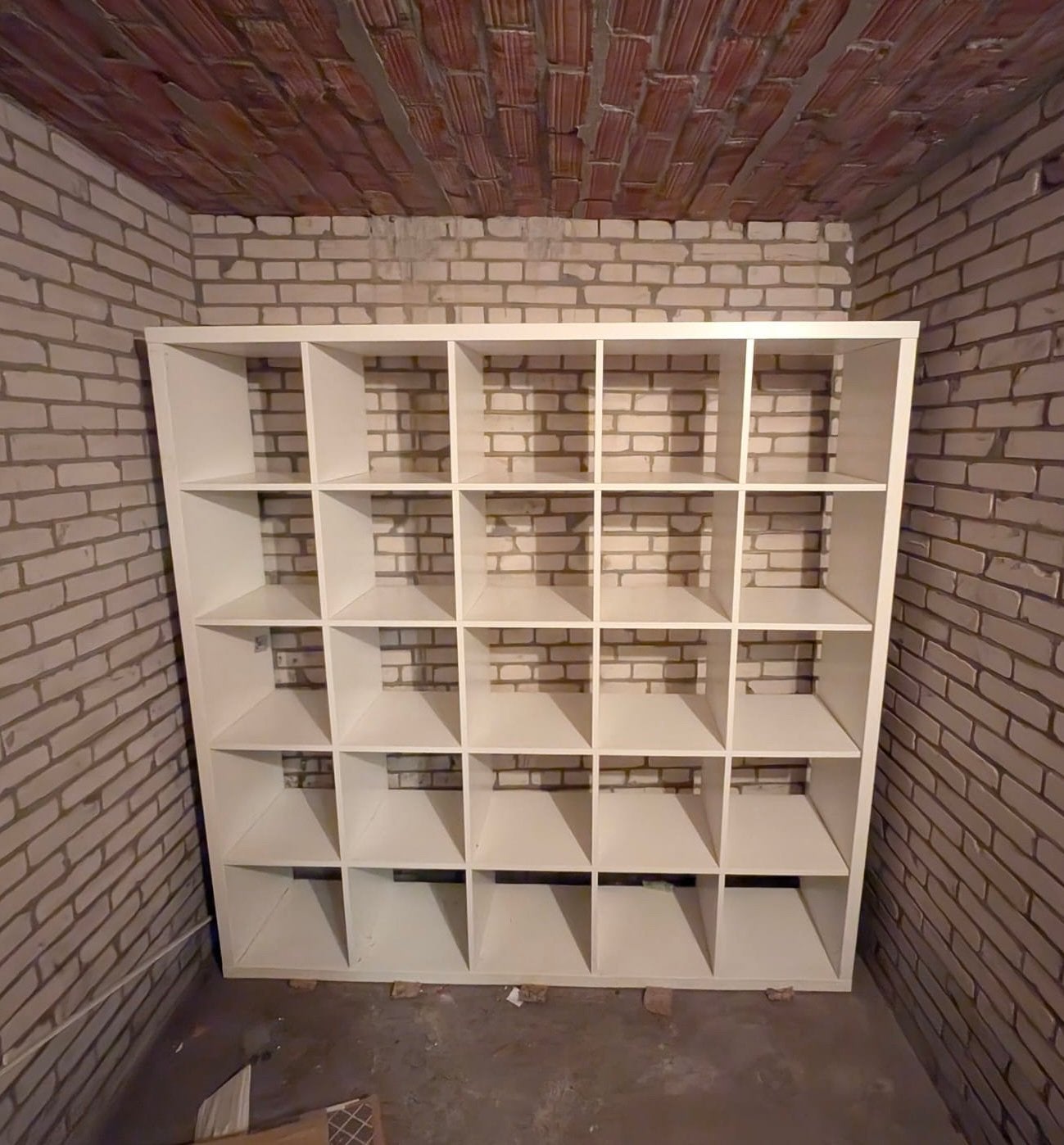 Ikea kallax 5 x 5 vakjes wit, Ophalen, Gebruikt