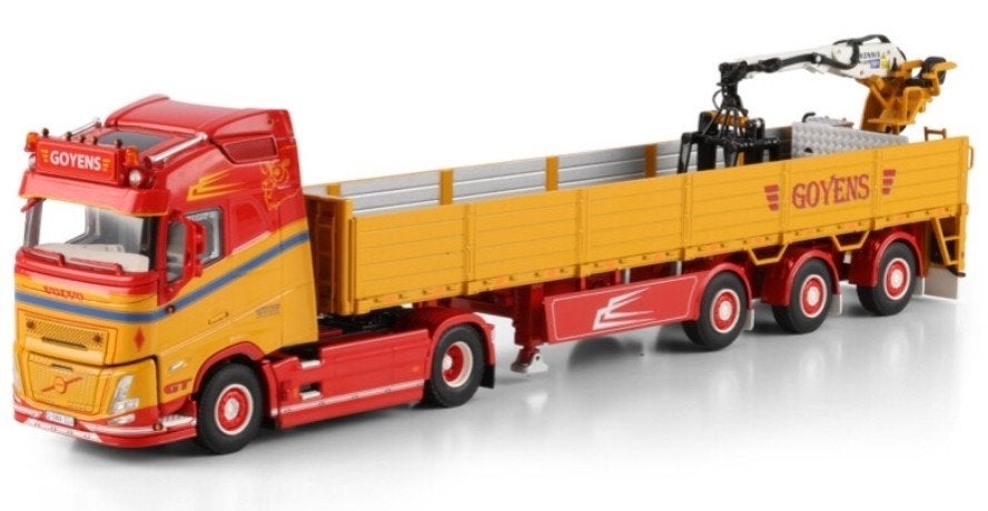 WSI VOLVO FH AERO GLOBETROTTER +  STENENTRAILER - GOYENS, Wsi, ., Nieuw, Ophalen of Verzenden