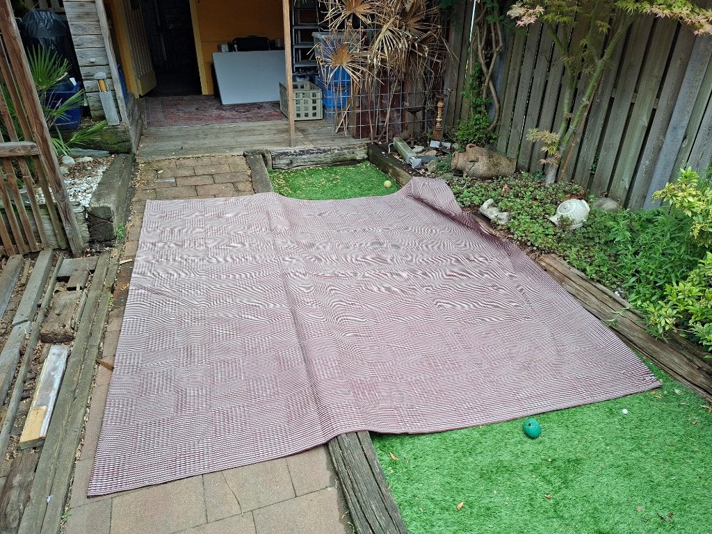 Buiten tapijt voor caravan of camper, Caravans en Kamperen, Caravan accessoires, Ophalen, Gebruikt