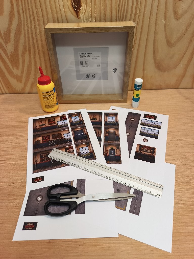 Miniature auto display compleet als set, Ophalen, Nieuw, Auto