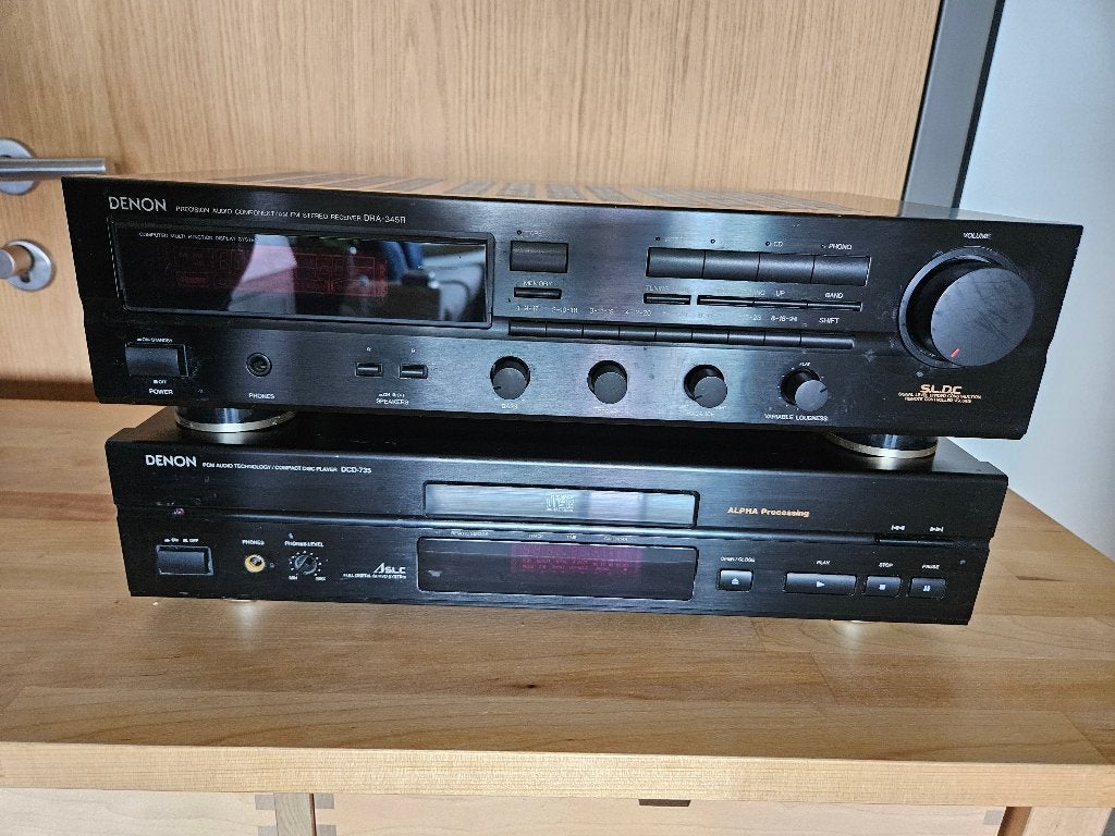 Denon Hi-Fi set: Stereoreceiver DRA-345R & CD-speler DCD-735, Ophalen, Gebruikt, Denon