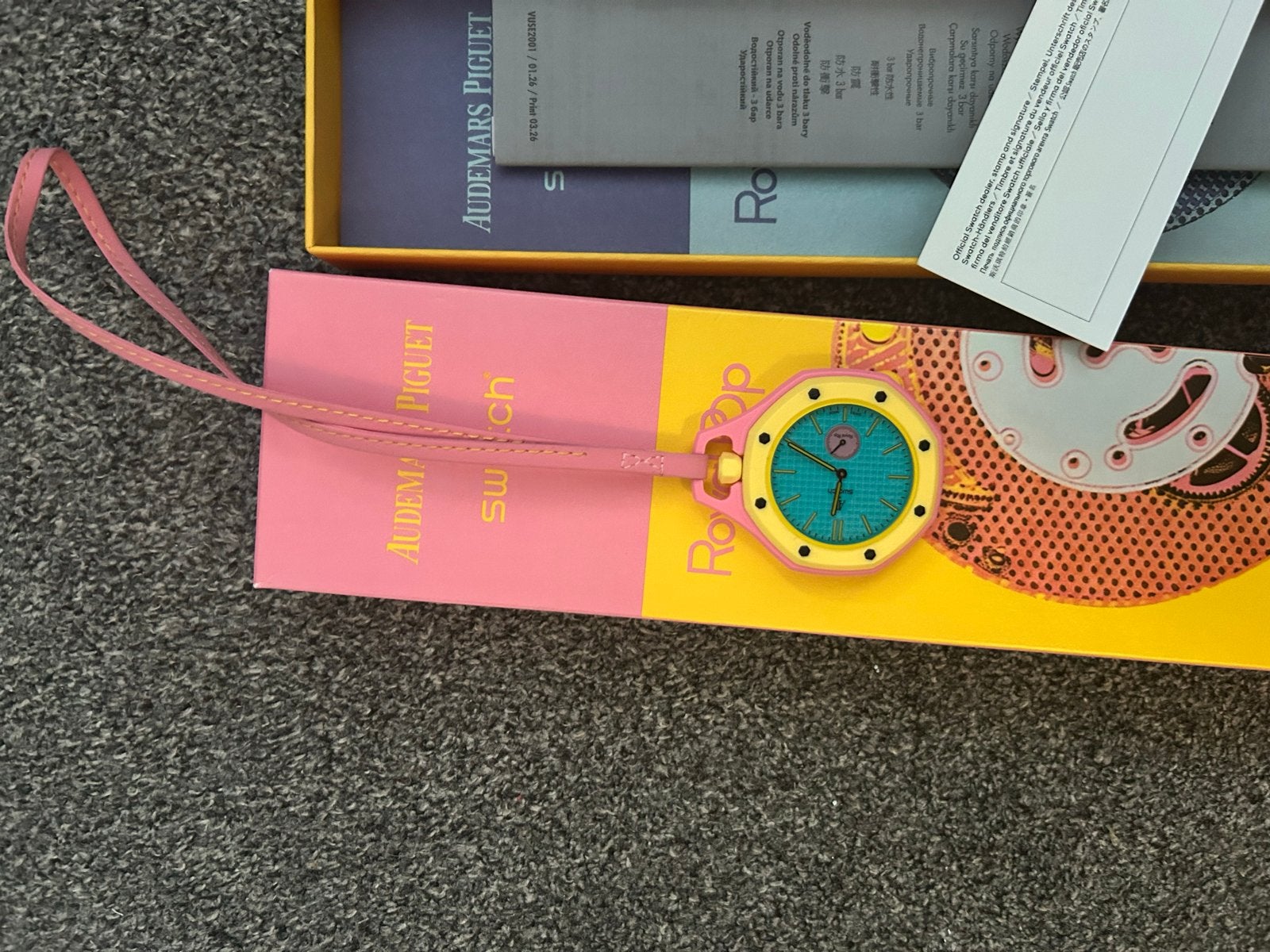 Audemars Piguet x Swatch Royal Pop horloge, Sieraden, Tassen en Uiterlijk, Horloges | Dames, Kunststof, Polshorloge, Swatch, Nieuw