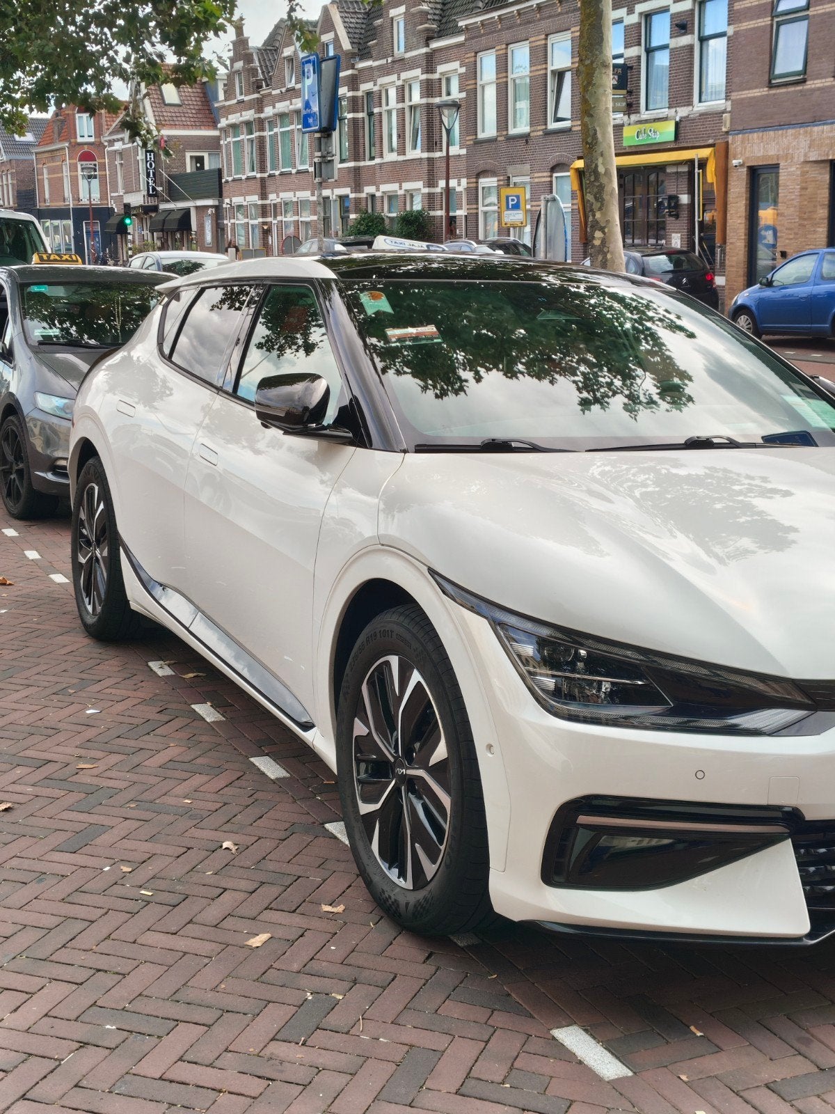 Kia EV6 77,4kWh  taxi klaar pano  RWD 2021 prijs ex btw wit, Automaat, Achterwielaandrijving, Euro 6, 1885 kg