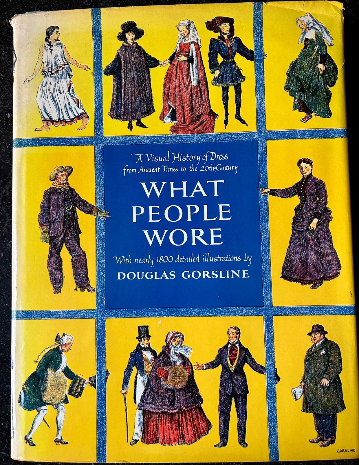 Douglas Gorsline - What people wore - History of Dress, Antiek en Kunst, Ophalen of Verzenden