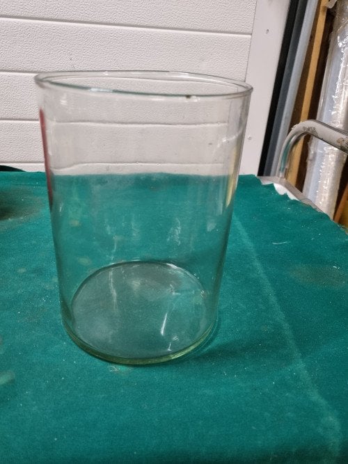 vaas glas cilinder vorm, Ophalen of Verzenden