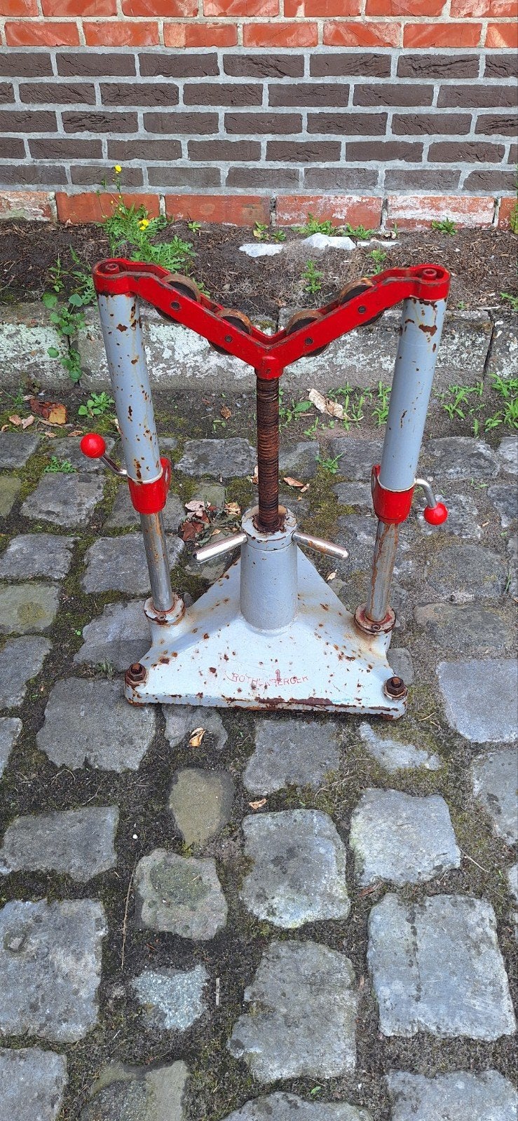 ROTHENBERGER steun rolgroefmachine, Ophalen